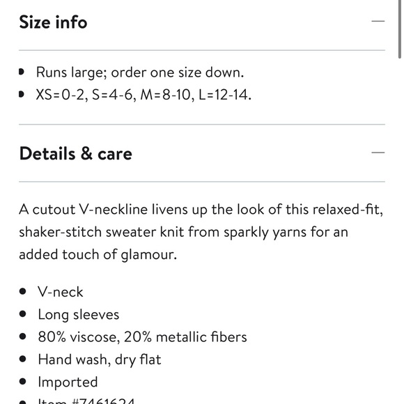 GUESS Lise Sparkle Cutout V-Neck Sweater - Picture 12 of 13